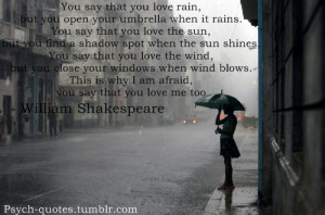 quotes about umbrellas and rain