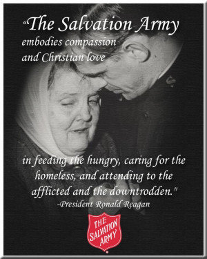 Ronald Reagan The Salvation Army embodies quote #ronaldreagan, # ...
