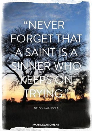 Famous quote of Saints