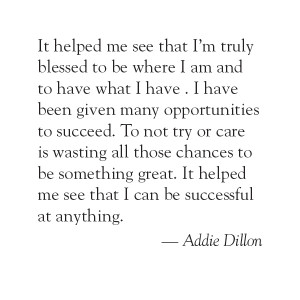 Click Here for Addie Dillon's Quote