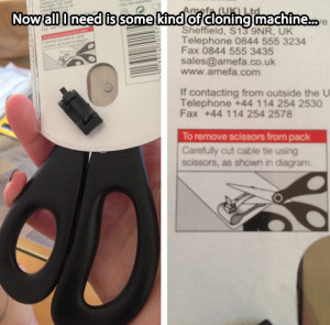 Scissor paradox…