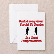 Funny Teacher aide Greeting Cards (Pk of 10)