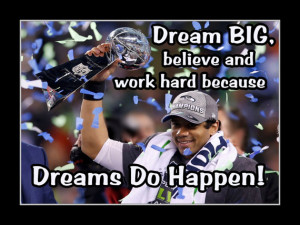 Russell Wilson Poster Seattle Seahawks Photo Quote Wall Art Print 5x7 ...