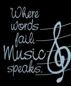 Music speaks.