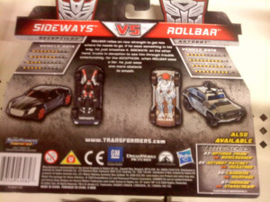RPM Rollbar vs Sidesways and Ironhide Vs Starscream Out at Us Retail