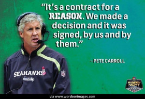 Quotes by pete carroll