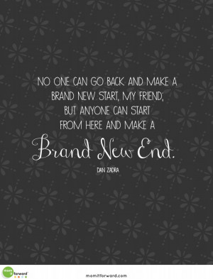 Quote: Brand New End