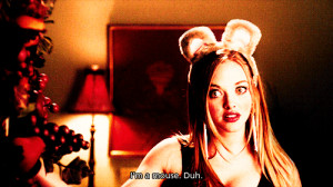 funny, girl, mean girls, quote, stupid - inspiring animated gif ...