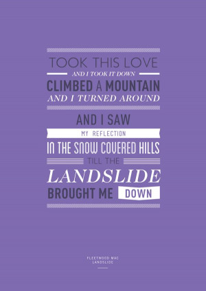 Landslide by Fleetwood Mac