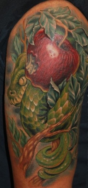 Apple Tattoo Designs: Forbidden Fruit Of Knowledge And Temptation