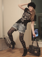 ... , Zara Black Black, Salvation Army Vintage Hat - Yes Sir I Can Boogie