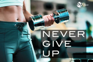 Never give up! Fitness & Sport motivation #quote aliyari