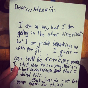 The 8 Funniest Kid Break Up Letters. They Really Have A Way With Words ...