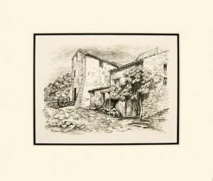 Scenes of the French Countryside, 1928, Roger Fry, stone lithographs ...