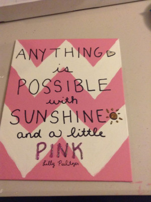 Lilly Pulitzer quote - canvas