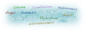 Shame, Confusion, Helplessness, Anger, Sadness, Betrayal, Guilt ...