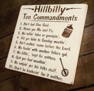 funny Hillbilly sign, Southern sayings, mens gift, guy gift, gag gift ...