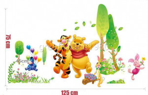 Winnie the Pooh Tiger IV - Removable Wall Sticker Decal for kids Decor ...