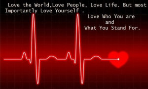 EQ- Best Quote by Author Unknown: Love the World, Love People, Love ...