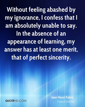 Jean Henri Fabre Quotes