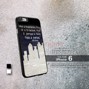 BD 541 John Green Paper Towns Quotes - iPhone 6 Case