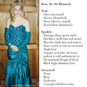 Kim Bongiorno Mermaid Prom 90s LetMeStartBySaying