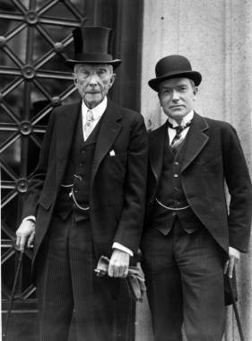 John D. Rockefeller, Senior and Junior attend church, circa 1930s 1930 ...