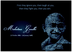 Gandhi On Non Violence Quotes
