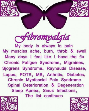 It's much more than you have heard #Fibromyalgia #health #quotes