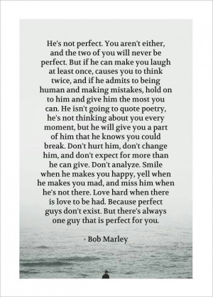 Not perfect but true