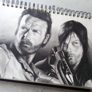 Rick And Daryl Walking Dead