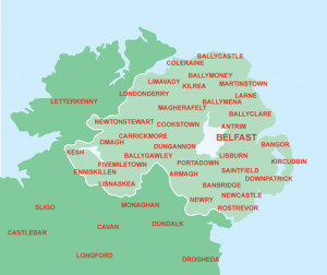 Northern Ireland Latitude