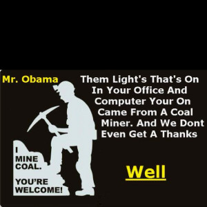 Coal miner's thoughts