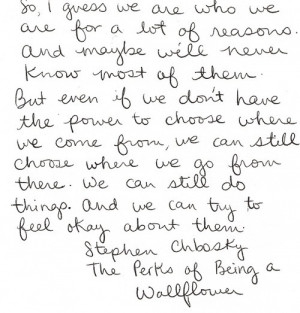 Perks of Being a Wallflower Quotes