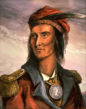 Shawnee Chief and Prophet Tecumseh Thomas Jefferson's Account of ...