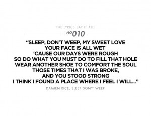 Damien Rice - Sleep Don't Weep
