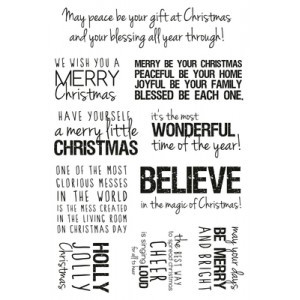 Clear Stamps - Christmas Quotes