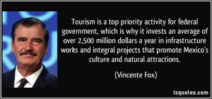 Tourism is a top priority activity for federal government, which is ...
