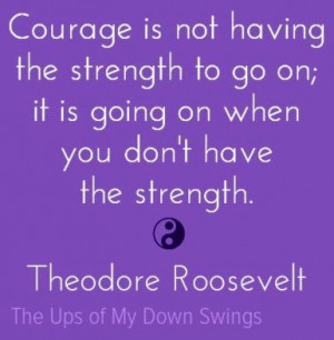 More like this: theodore roosevelt , courage quotes and quotes .