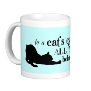 To A Cat's Eye All Things Belong To Cats Coffee Mugs