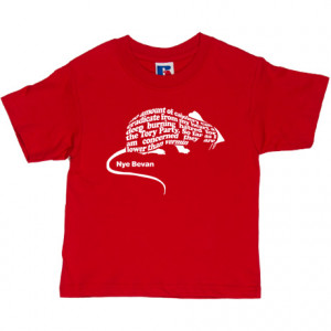 Nye Bevan Vermin Quote Red Kids' T-Shirt. An abridged quote of Aneurin ...
