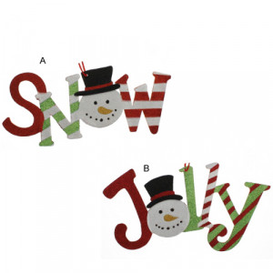 Snowman Sign Ornament