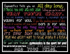 gymnast #haley graham #quote #stick it #gymnsatics