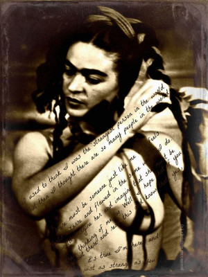 Frida Kahlo Art Print Quote Original Photomontage by ARTDECADENCE