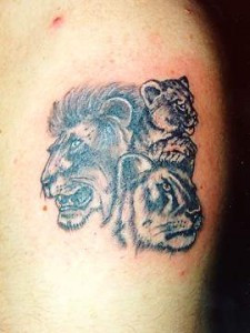 love these types of tiger tattoos the suitable place for tis tattoo ...