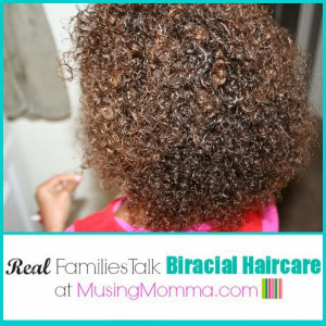 Real Families Talk Biracial Haircare {Momsoap's Curly Girl}