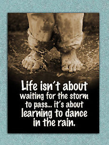 Metal-Sign-inspirational-dance-in-the-rain-quote-decorative-wall-art ...