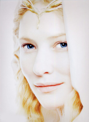 Cate Blanchett as Galadriel: the Elven queen of Lórien, who discusses ...