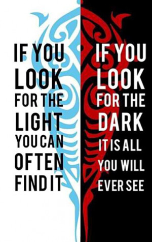 Depends I guess, sometimes you seek the thrill of the night and other ...