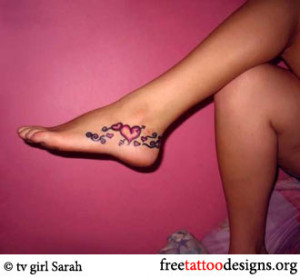 Tattoos on foot